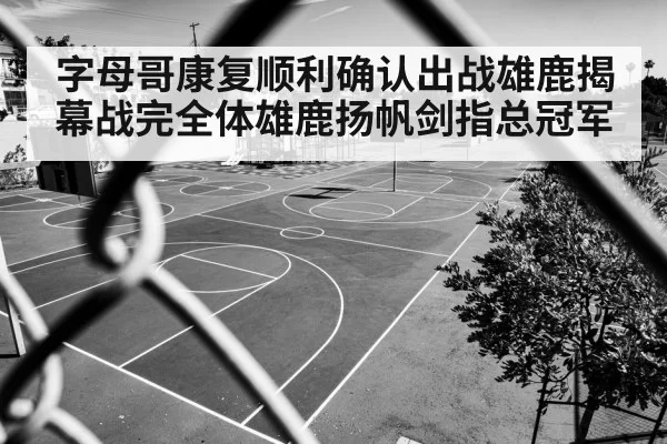 字母哥康复顺利确认出战雄鹿揭幕战完全体雄鹿扬帆剑指总冠军